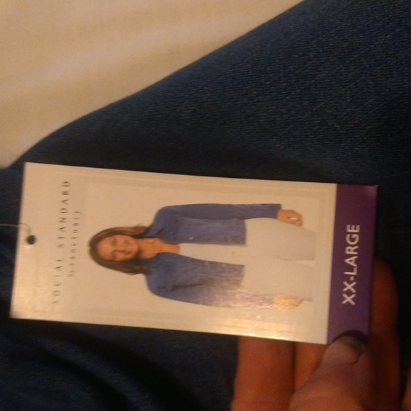 NWT Social Standard by Sanctuary Women's Jean Jacket Size:XXL - Picture 6 of 11